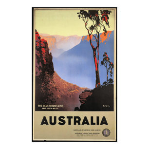 Die Blue Mountains, Australien, Fotodruck
