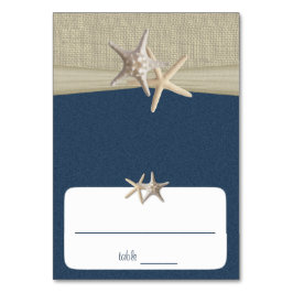 Die Blue-Sitzkarte von Beach Amore Tischnummer