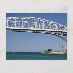 Die Blue Water Bridge ist eine zweispurige Brücke Postkarte