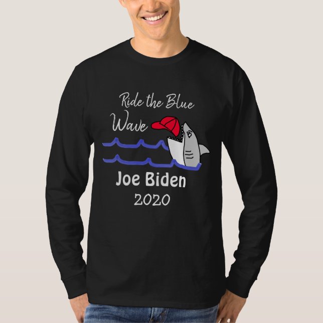 Die Blue Wave Demokrat wählt Joe Biden 2020 T-Shirt (Vorderseite)