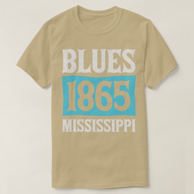 Die Blues 1865 Vintag T-Shirt (Design vorne)