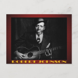 Die Blues von Postkarte Roberts Johnson