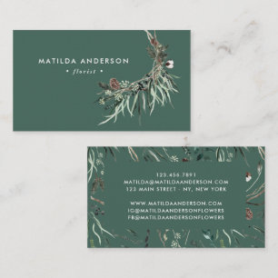 Die blühende Blütenwelt ist schick und elegant. Visitenkarte