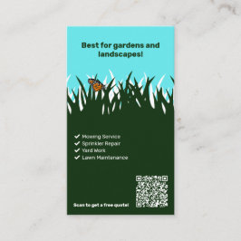 Die blühende Personalisierte Pflege von Geschäftss Visitenkarte