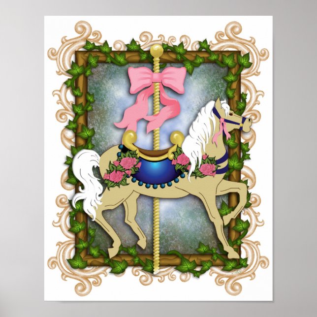 Die Blume Carousel Print Poster (Vorne)