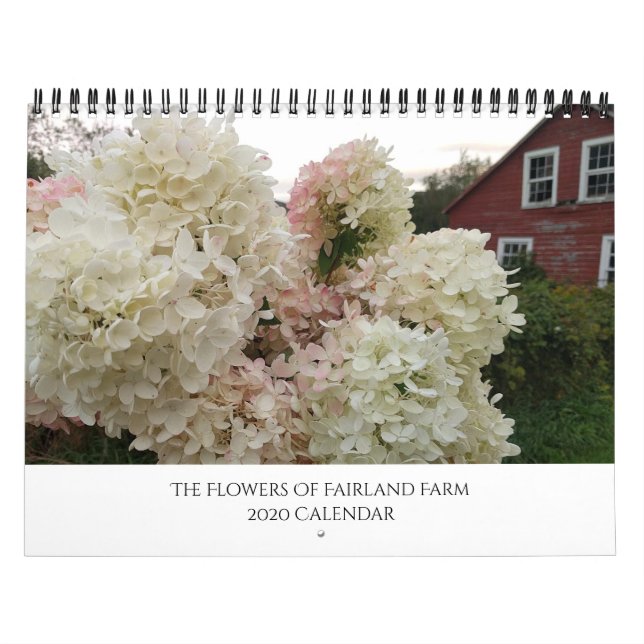 Die Blume der Fairlandwirtschaft, Vermont 2020 Kalender (Titelbild)