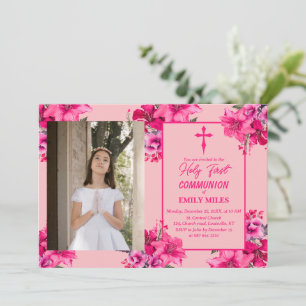 Die Blume der Rose Pure Elegance zuerst katholisch Einladung
