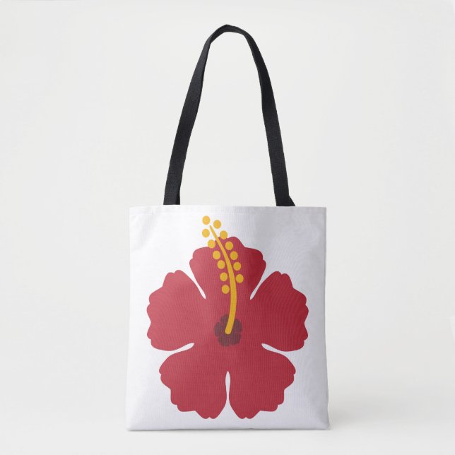 Die Blume des Roten Hibiskus (Vorderseite)
