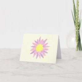 Die Blume, die ich lieber vergesse Dankeskarte