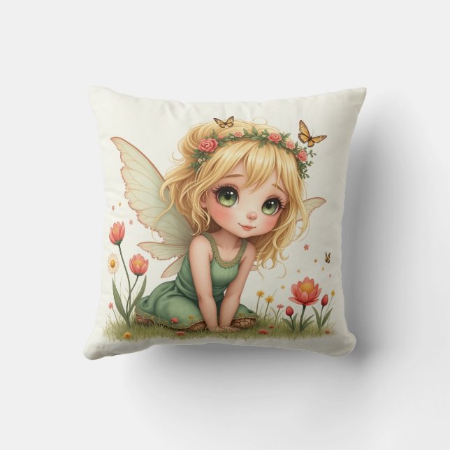 Die Blume Feenpillows Kissen (Rückseite)