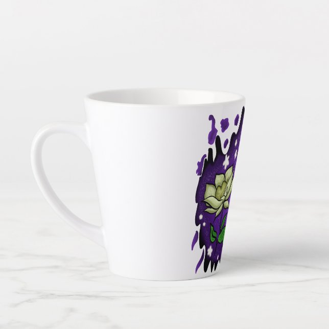 Die Blume in der nächtlichen Tasse (Links)