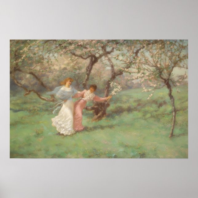 Die Blume vom Mai von William John Hennessy Poster (Vorne)