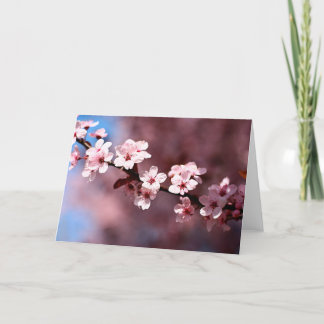 Die Blüten der Großmutter - leere Gruß-Karte Karte