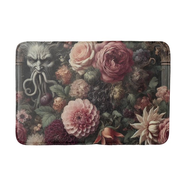 Die blutende Eater's Sermon - gotische barocke Blu Badematte (Vorderseite)