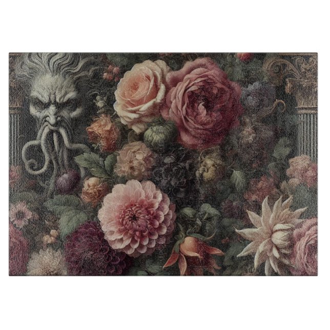 Die blutende Eater's Sermon - gotische barocke Blu Schneidebrett (Vorderseite)