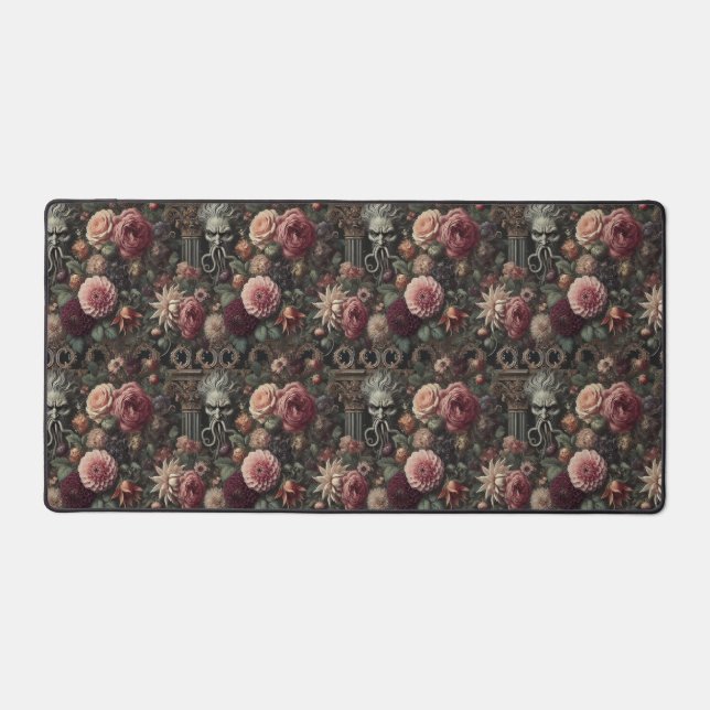 Die blutende Eater's Sermon - gotische barocke Blu Schreibtischunterlage (Vorderseite)