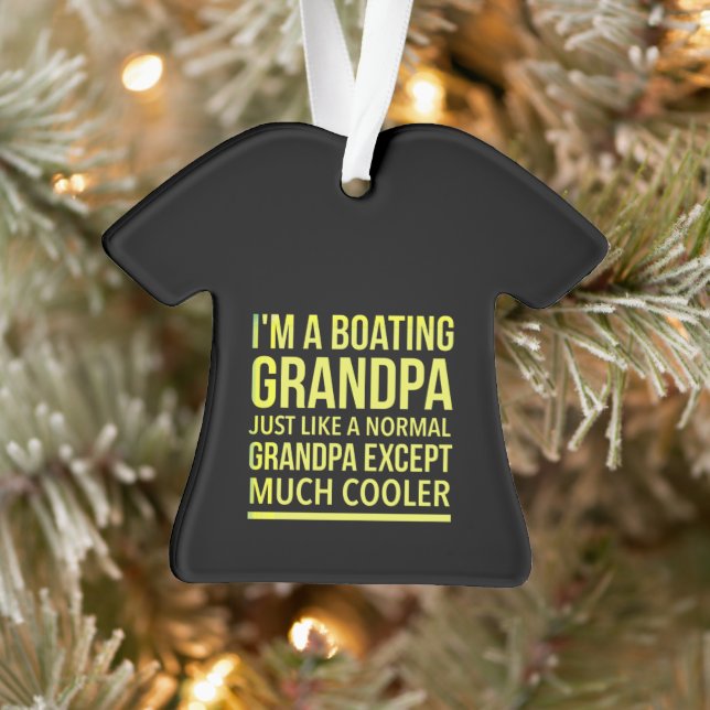 Die Boating Grandpa ist normal Ornament (Baum)