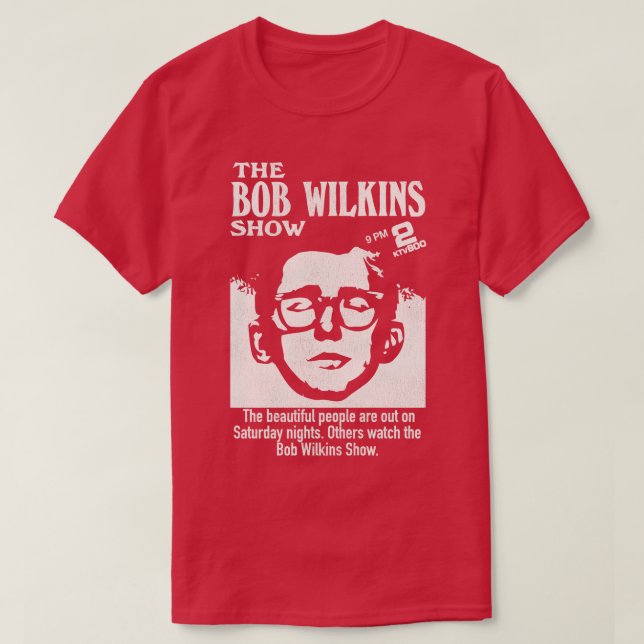 Die Bob-Wilkins zeigen die Horror-Host-Funktion T-Shirt (Design vorne)