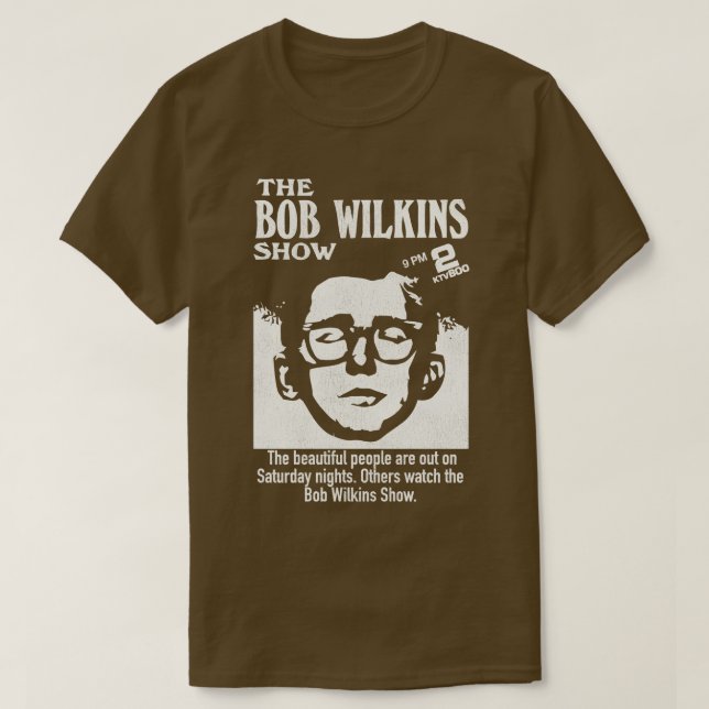 Die Bob-Wilkins zeigen die Horror-Host-Funktion T-Shirt (Design vorne)
