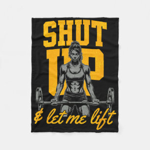 Die Bodybuilding der Schwindelfrauen Muscle Sa Fleecedecke