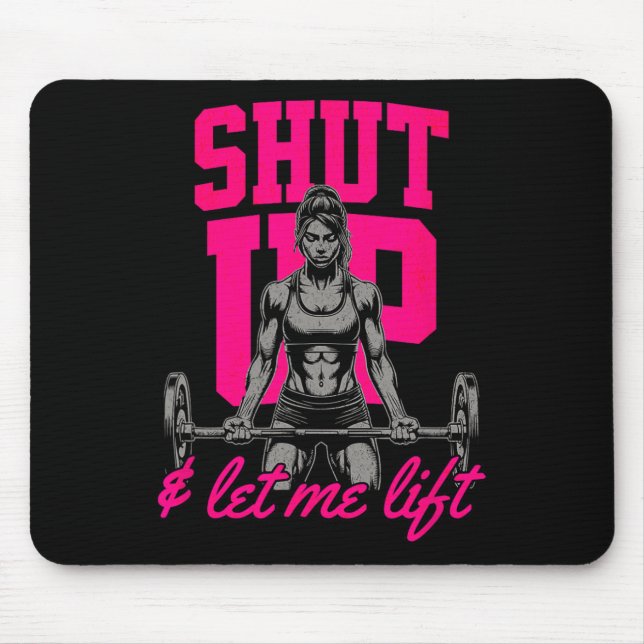 Die Bodybuilding der Schwindelfrauen Muscle Sa Mousepad (Vorne)