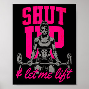 Die Bodybuilding der Schwindelfrauen Muscle Sa Poster