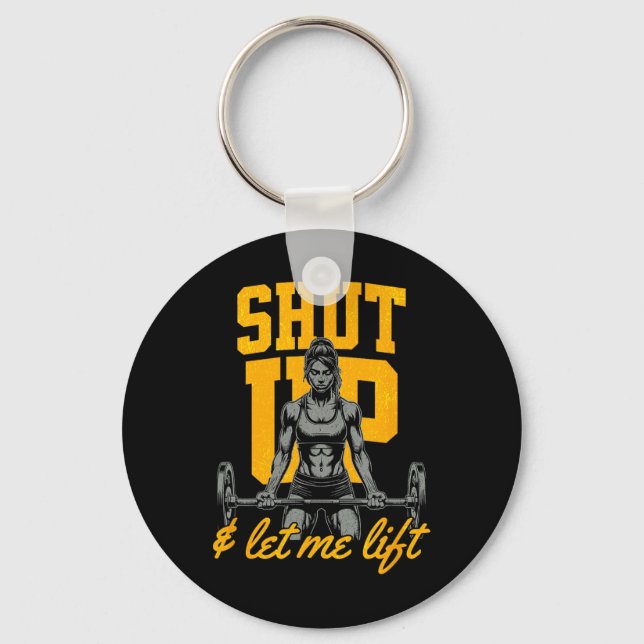 Die Bodybuilding der Schwindelfrauen Muscle Sa Schlüsselanhänger (Vorderseite)