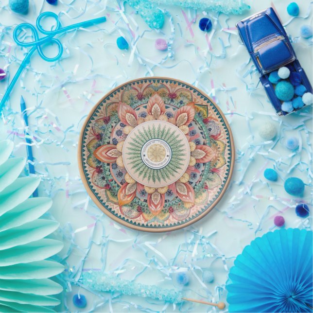 Die Boho-Tableware-Debatte: Melamine Paper-Teller Pappteller (Party)