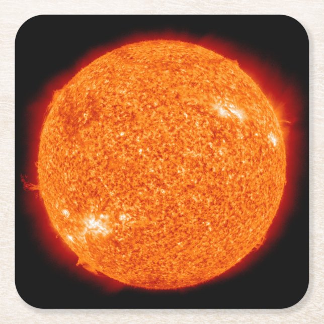 Die boiling Sun Rechteckiger Pappuntersetzer (Vorderseite)