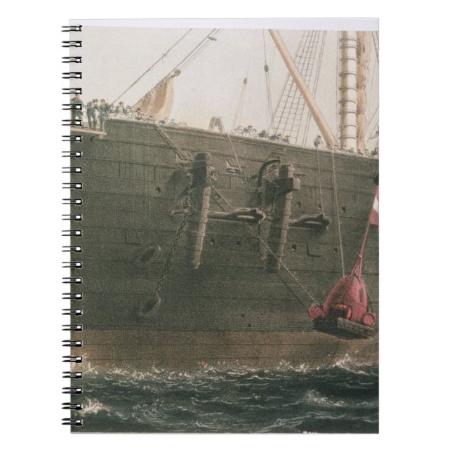 Die Boje starten am 8. August 1865 markieren Notizblock (Vorderseite)