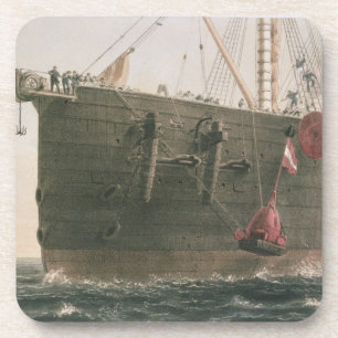 Die Boje starten am 8. August 1865 markieren Untersetzer