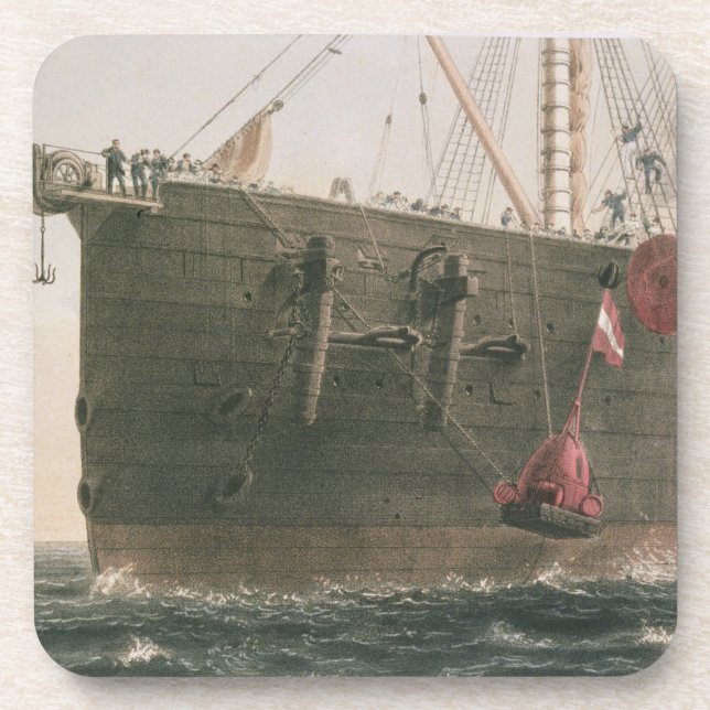 Die Boje starten am 8. August 1865 markieren Untersetzer (Vorderseite)