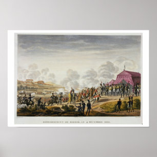 Die Bombardierung von Madrid am 4. Dezember 1808 Poster
