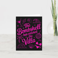 Die Bombshell ist in die Villa Tropical Funny eing