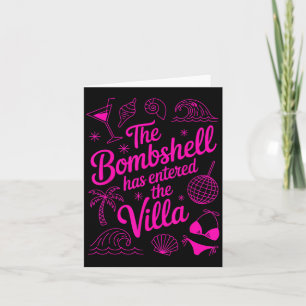 Die Bombshell ist in die Villa Tropical Funny eing Karte