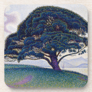 Die Bonaventure-Kiefer, Ölmalerei, Paul Signac Getränkeuntersetzer