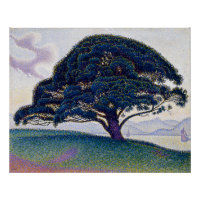 Die Bonaventure-Kiefer, Ölmalerei, Paul Signac