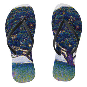 Die Bonaventure Pine - Paul Signac Flip Flops