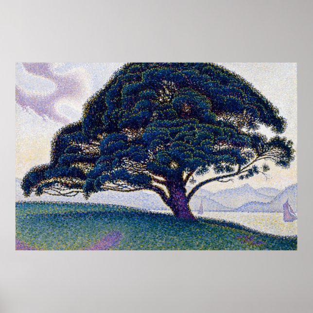 Die Bonaventure Pine - Paul Signac Poster (Vorne)