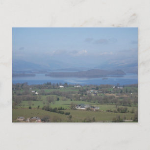 Die Bonnie-Ufer von Loch Lomond Postkarte