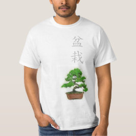 Die Bonsais-Baum-T - Shirt der Männer japanischer