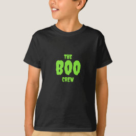 Die BOO-Crew, grün auf schwarz T-Shirt