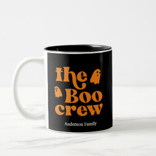 Die Boo-Crew Halloween Personalisiert Zweifarbige Tasse