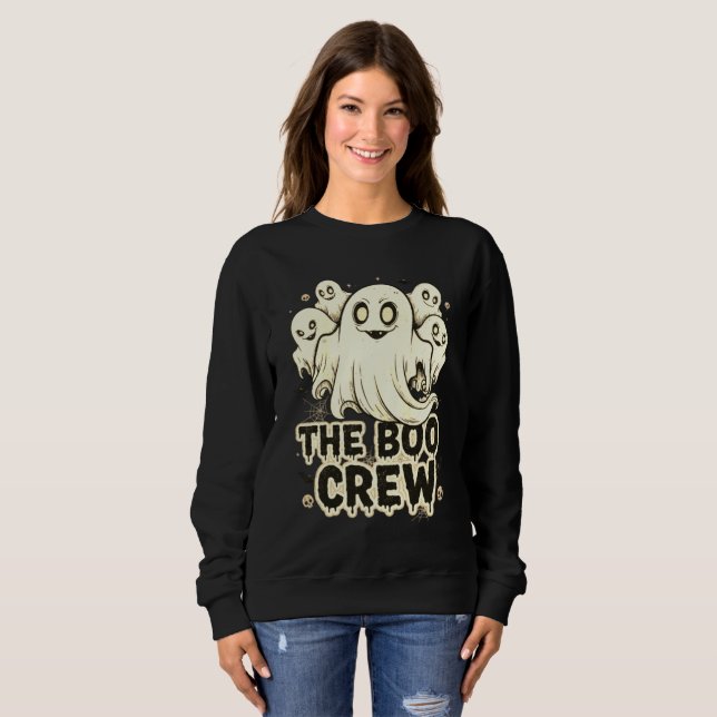 Die Boo-Crew Halloween – Süßer spooky Geist  Sweatshirt (Vorne ganz)