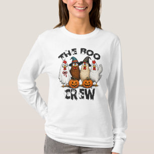 Die Boo-Crew, Lustiges Halloween-Huhn T-Shirt