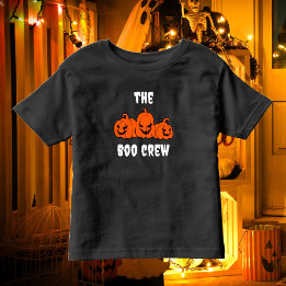 Die Boo-Crew Moderne Halloween-Familien-Matching Kleinkind T-shirt