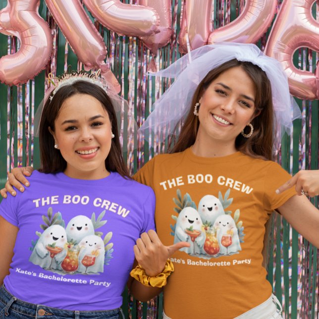 Die Boo-Crew Niedlich Ghost Bachelorette T-Shirt (Von Creator hochgeladen)