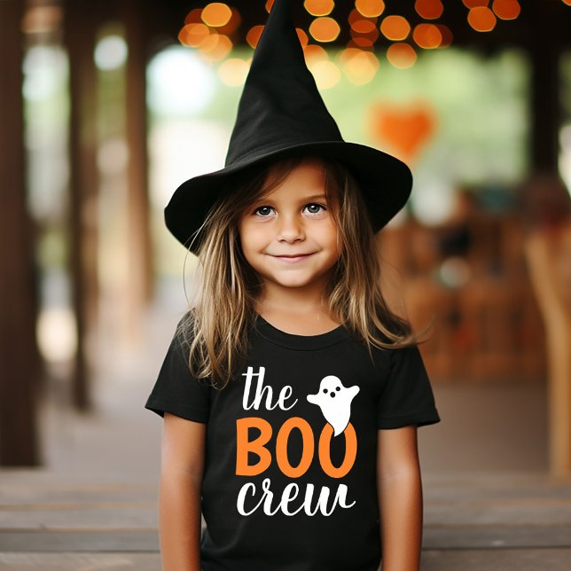 Die Boo-Crew Orange Halloween Familie passt Kinder T-Shirt (Von Creator hochgeladen)