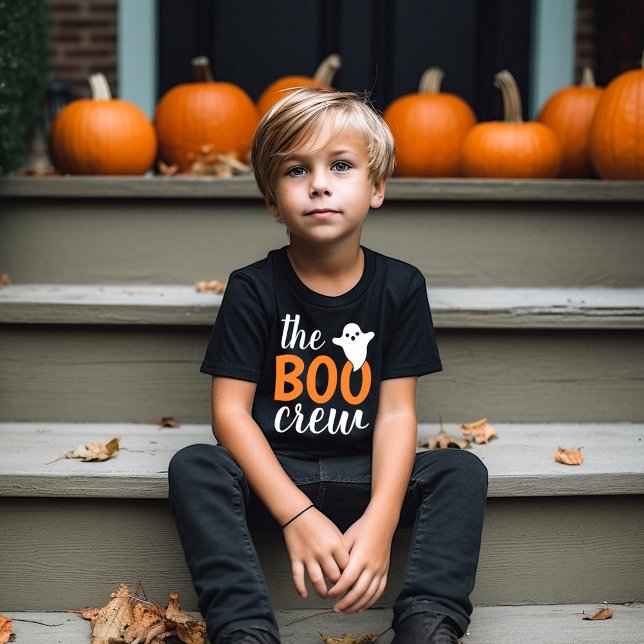 Die Boo-Crew Orange Halloween Familie passt Kinder T-Shirt (Von Creator hochgeladen)
