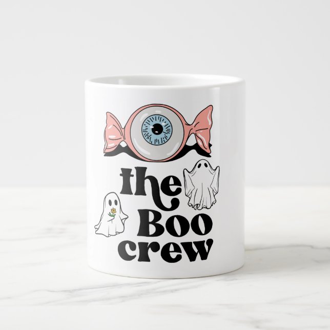 Die Boo-Crew | Spooktacular Halloween Squad Jumbo-Tasse (Vorderseite)